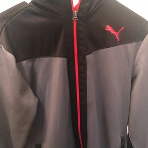 Boys Puma zip up hoodie